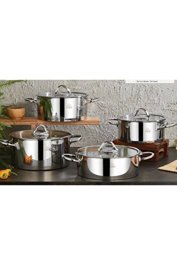 FALEZ Vento 8-Piece Set of Pots