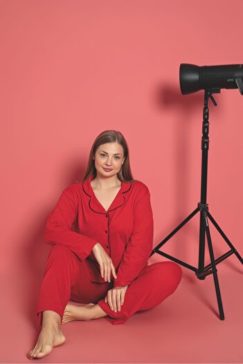 GİYDİNGİYDİN WOMEN'S LARGE SIZE PAJAMAS SET
