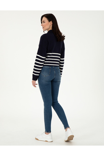 Pierre Cardin Mavi Straight Fit Jean Pantolon 50293907-VR003