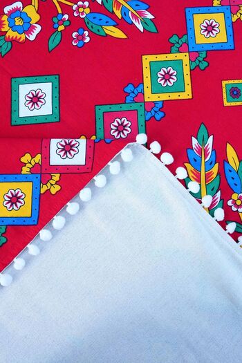 RH Rosehan Ethnic Patterned Tablecloth