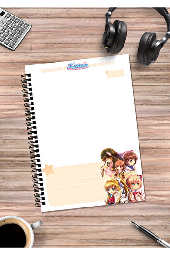 mertfigur Kanon 2006 Anime Spiral Notebook A5 (50 Sheets)
