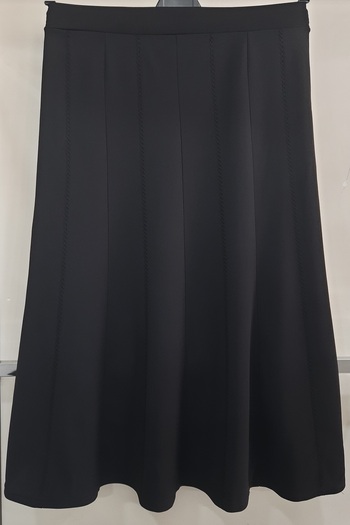 N.Y.YILDIZ Star New 1,Sinif - Plus Size Scuba Skirt with Stretch and Buttons