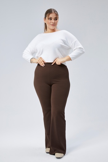 SYM Spanish Leg Plus Size Stretchy Women's Trousers