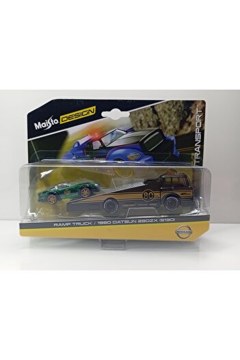 Maisto Dianomi Maisto 1:64 Ramp Truck/1980 Datsun 280Zx S130 Transporter
