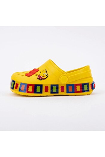 Haribo Yellow Unisex Kids Wrapped Eva Sandals