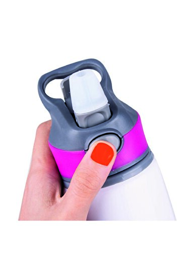 DKDZ SHOP Sonic Printed Water Bottle with Straw - 650 ml
