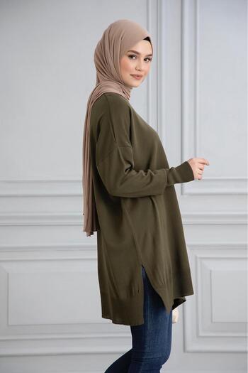 Gülce moda Thin Mercerize Oversize Salaş Trico Tunic