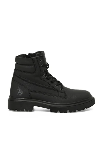 U.S. Polo Assn. NOE 4PR Μαύρα Ανδρικά Μποτάκια