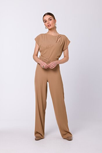Stylove Jumpsuit with short sleeves