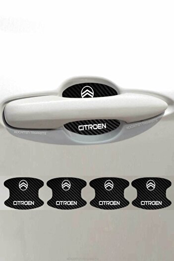 Kocamın Tasarımı Citroen Premium - Carbon Patterned 4-Piece Foil Set