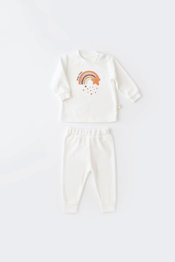 BabyCosy Bebek Star Kadife Pantolon & Uzun Kollu Gömlek Takım, Bebek Ve Yenidoğan Serisi - Csyk6005