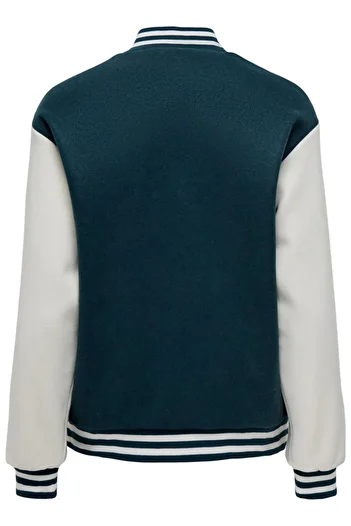 ONLY ONLSILJA LIFE PADDED BOMBER CC OTW PETROL GREEN