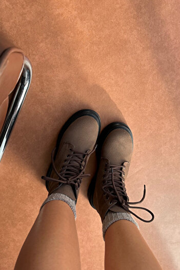 Mupa Shoes Kadın Bot KAHVE SÜET