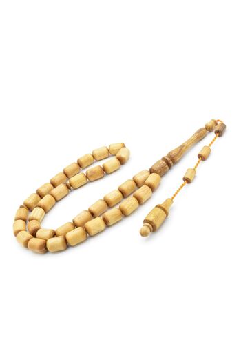Murty99 Capsule Cut Large Size Acacia Wood Prayer Beads with Master Work System
