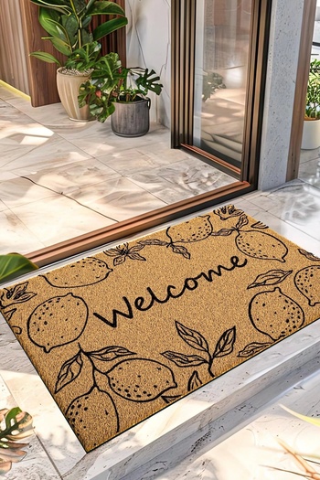 Decovetro Paspas Welcome Lemon Patterned Doormat 40 X 60 cm