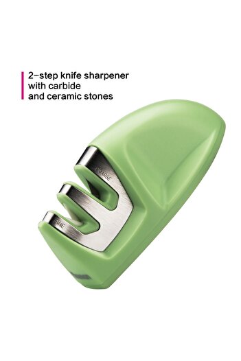 Fissman Knife Sharpener Green/Silver 10x4x5cm