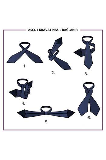 COOLMENCLUB Ascot Tie Scarf
