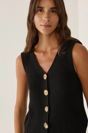 Hiccup Buttoned Knitwear Sweater