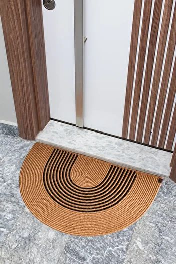 Comfort Craft Jute Wicker Door - Front Mat, Welcome, Gift, Brown-Anthracite