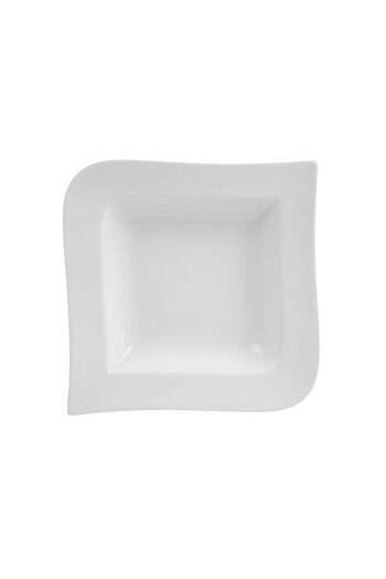 Homelux Deep Fala Porcelain Plate, 22x22 Cm