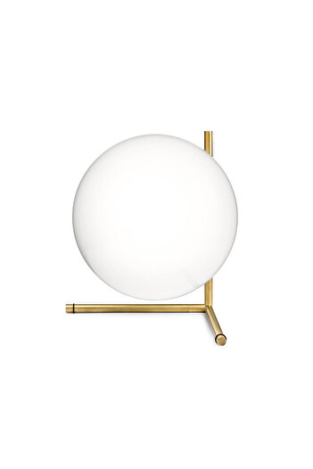 Homelux Veioza moon, 30x32x35 cm, e27, 40 w, metal/glass, gold/white
