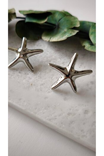 VOBEEYKU Brand Model Star Shape Earrings