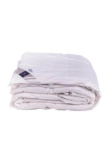Homelux Goose Down Duvet, 140x200 Cm, 100% Satin Cotton, 90% Down, 10% Feathers, White
