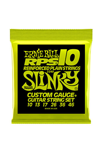 Ernie Ball P02240 (Rps-10) Slinky Nickel 10-46 Electric Guitar String