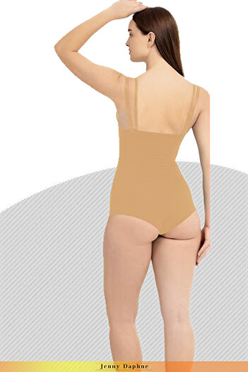 Jenny Daphne Underbust Bady Corset with Non-Marking Snaps on Our Laser Cutting - 8005