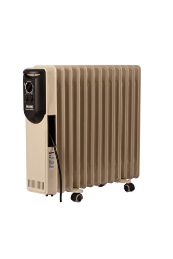 Mark 2500W Eco-Friendly 13-Fin Corded Electric Oil Filled Heater