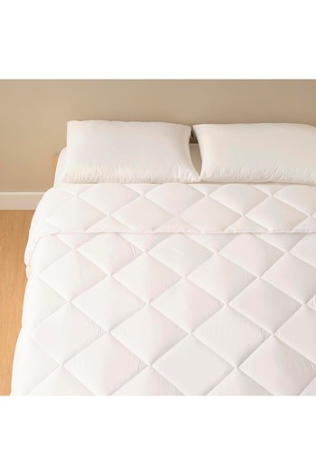 Bella Maison 100% Microfiber Bella Single Quilt White (155X215 cm)