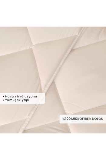 Bella Maison 100% Microfiber Bella Single Quilt White (155X215 cm)