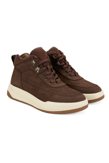 Desa Ανδρικές δερμάτινες μπότες Emilya Dark Brown