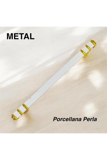 Porcellana Perla (16cm)-Metal Aluminum Cover Kulb Cabinet Drawer Furniture Kitchen Bathroom Handle Handle Handle 160Mm-Stk3337