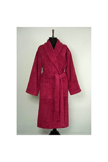 Homelux Red Bathrobe L, 500 Gm, Cotton 100%