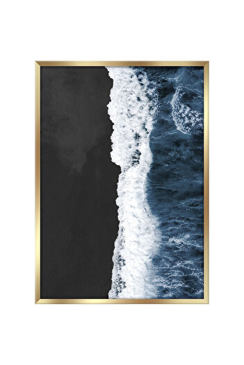 Homelux Canvas 50x70 Cm, Black Beach