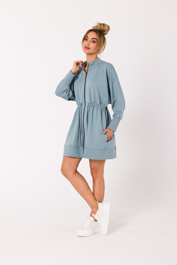 Made of Emotion Zipper dress with back cutouts