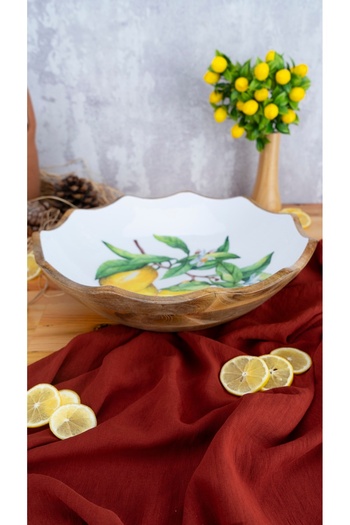 Bambum Deep Bowl Kangaroo Lemon