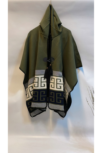 Onur New Product - Special Woven Knitwear Poncho, Winter Skirt with Pattern, Luxury Fashion Store