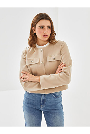 LC Waikiki Crew Neck Women's Jacket - W4Jg89Z8