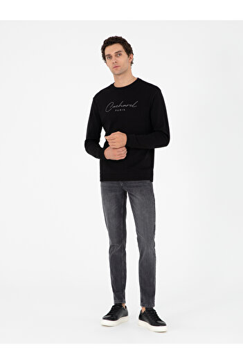 Cacharel Koyu Antrasit Slim Fit Jean Pantolon 50284459-VR169