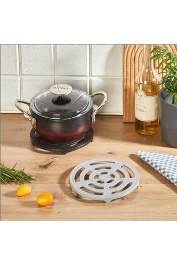 Hayveys Hard Plastic Fireproof Round Trivet Pot Teapot Coaster