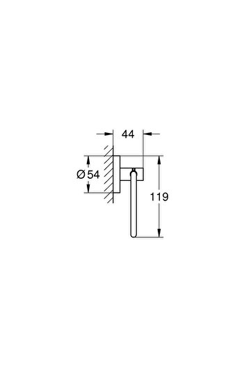 Grohe Essentials 40689da1 - Toilet Paper Holder