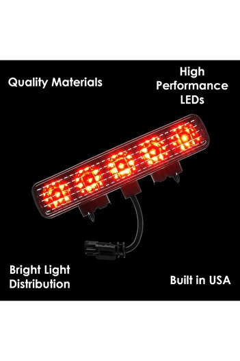 oracle Jeep Wrangler JL 18-24 LED Third Brake Light, Smoked Lens