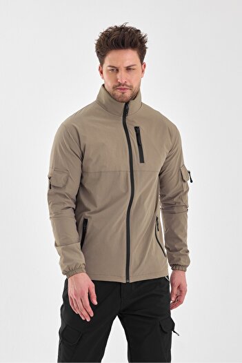 twentyfive25 Outdoor Çok Cepli Taktik Likralı Erkek Mevsimlik Mont