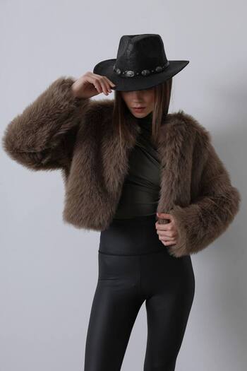 Bak'ap Trend Premium Imported Crop Lined Krk Pile Jacket