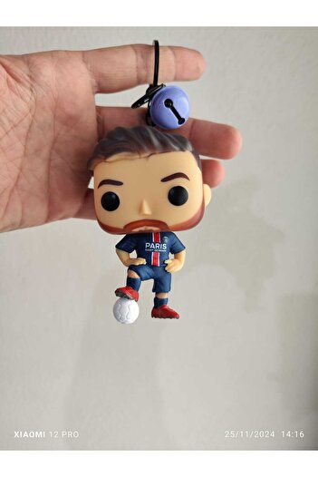 oyuncakçı savaş & europe shop Futbolcu Messi Efsane barcelona funko pop Figür Anahtarlık Büyük Boy 10 cm