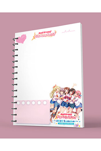 nihonwosekai Bang Dream Bandori Poppin Party Anime A5 Boy Spiral Notebook 50 Sheets