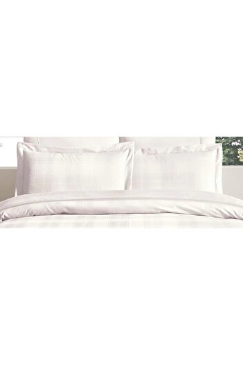 Zorluteks Carly Jakar Volanlı %100 Pamuk Saten 2'li Yastık Kılıfı 50x70 Cm