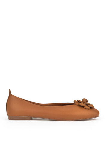 Ziya Tan Genuine Leather Women's Ballerinas - 1511044 Z106